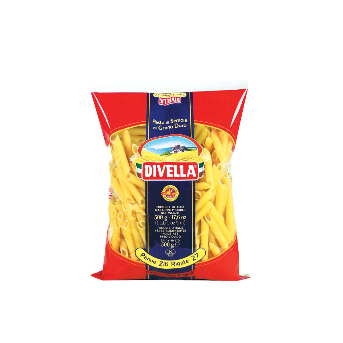 Penne Ziti Divella nr. 27 -500gr.