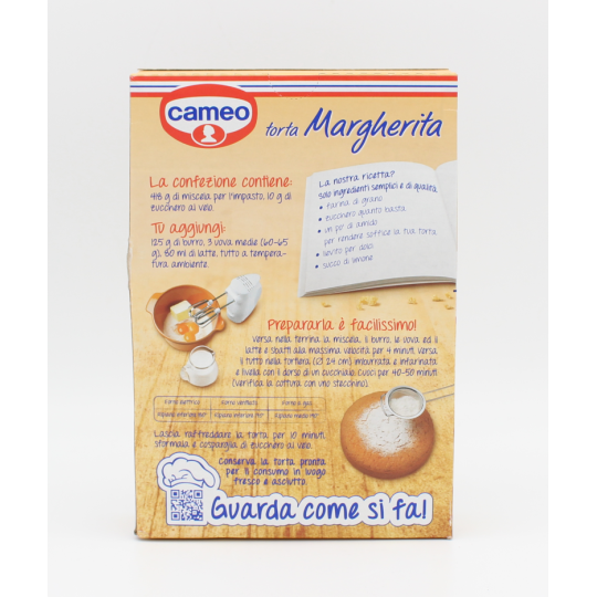 Cameo preparato per Torta Margherita Zubereitung für Margherita-Torte 428g