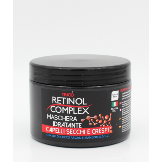 Retinol Complex Keratin Restructuring Haarmaske mit hydrolysiertem Keratin 500ml