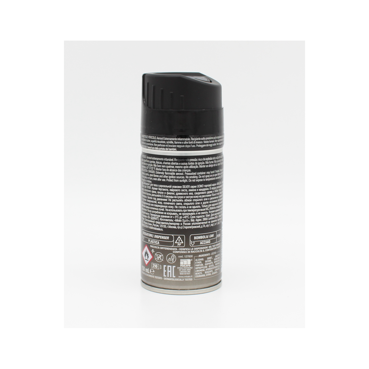 MALIZIA Deo SILVER Man - 150 ml