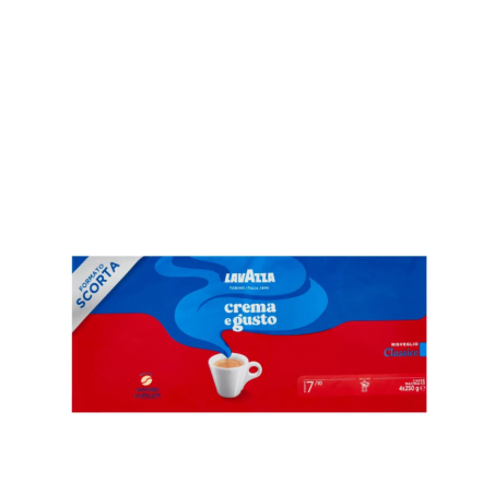 Lavazza Crema e Gusto Classico gemahlener Kaffee- 4* 250 gr.